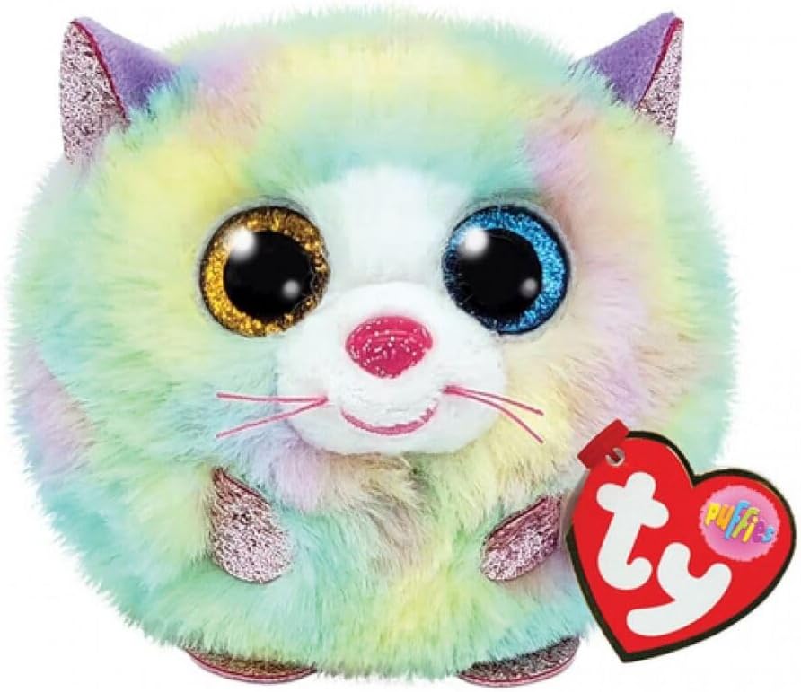 TY Puffies: Heather, gato 10cm