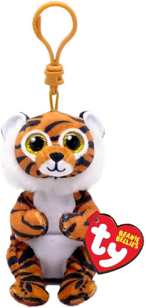 TY Bellies Clip: Clawdia, tigre 10cm