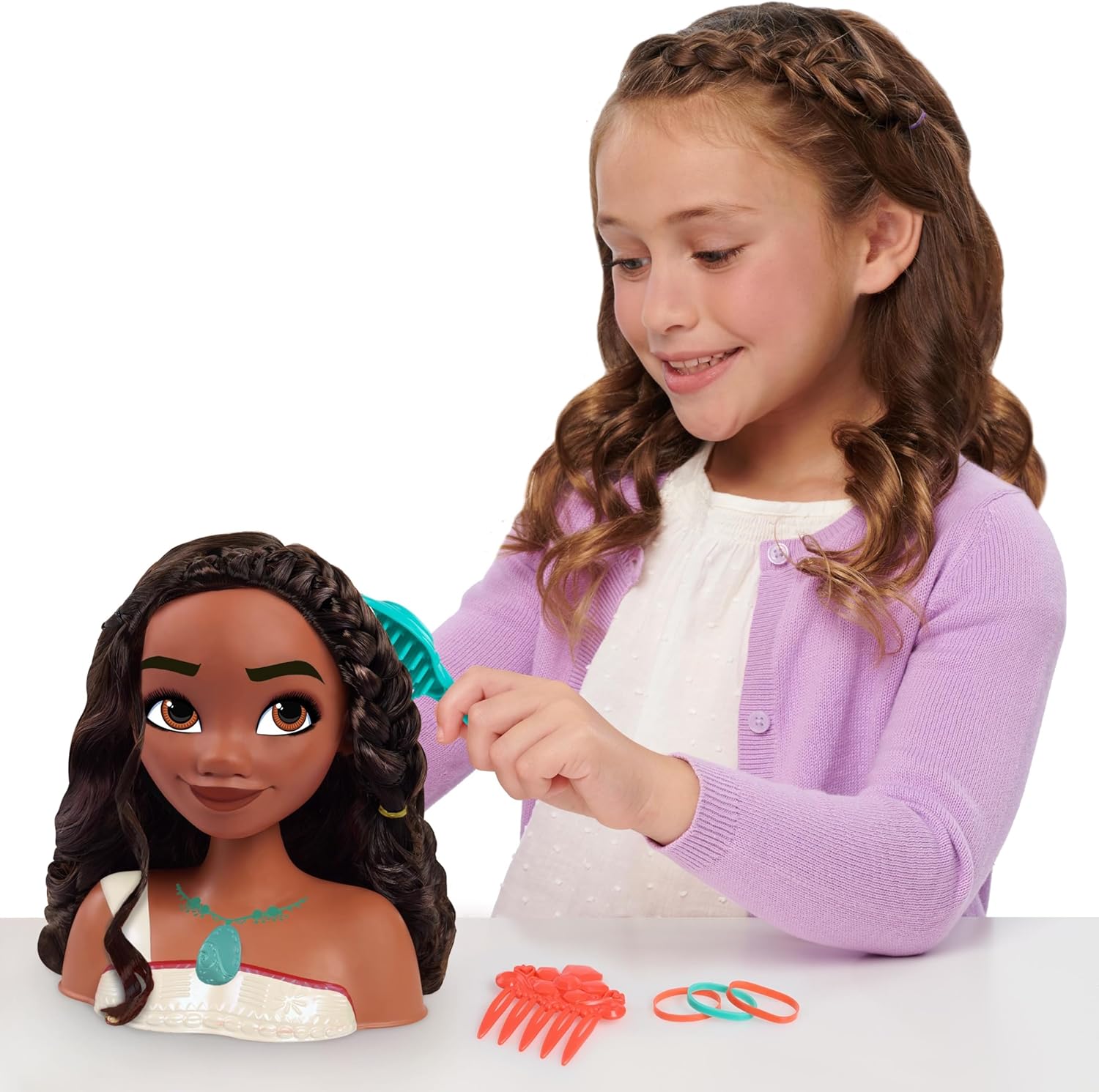 Busto Peinados Vaiana Moana 2 Disney