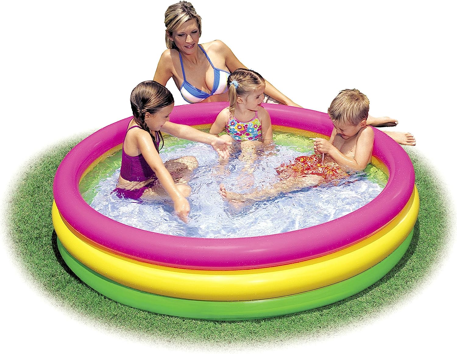 Piscina hinchable 3 aros Sunset 147x33cm 275l