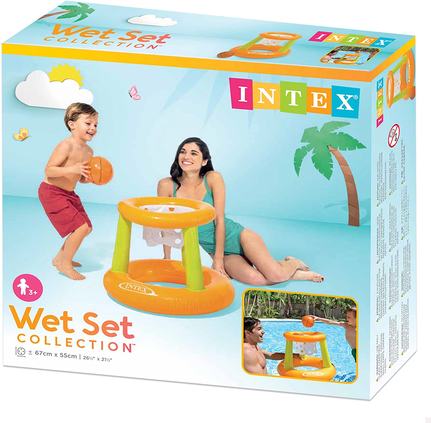 Juego de básket hinchable