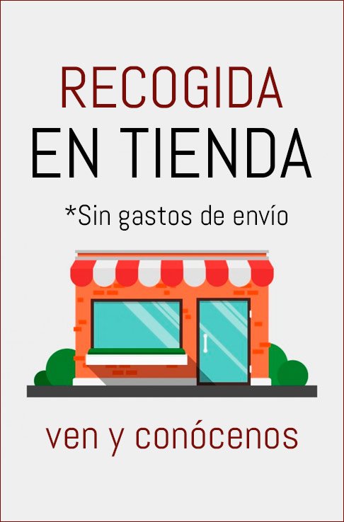 Sin gastos de envío al recoger en tienda
