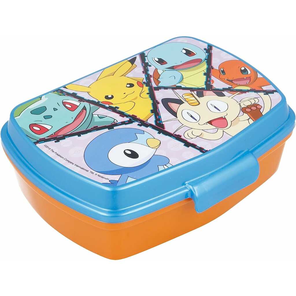 pokémon sandwichera reclangular