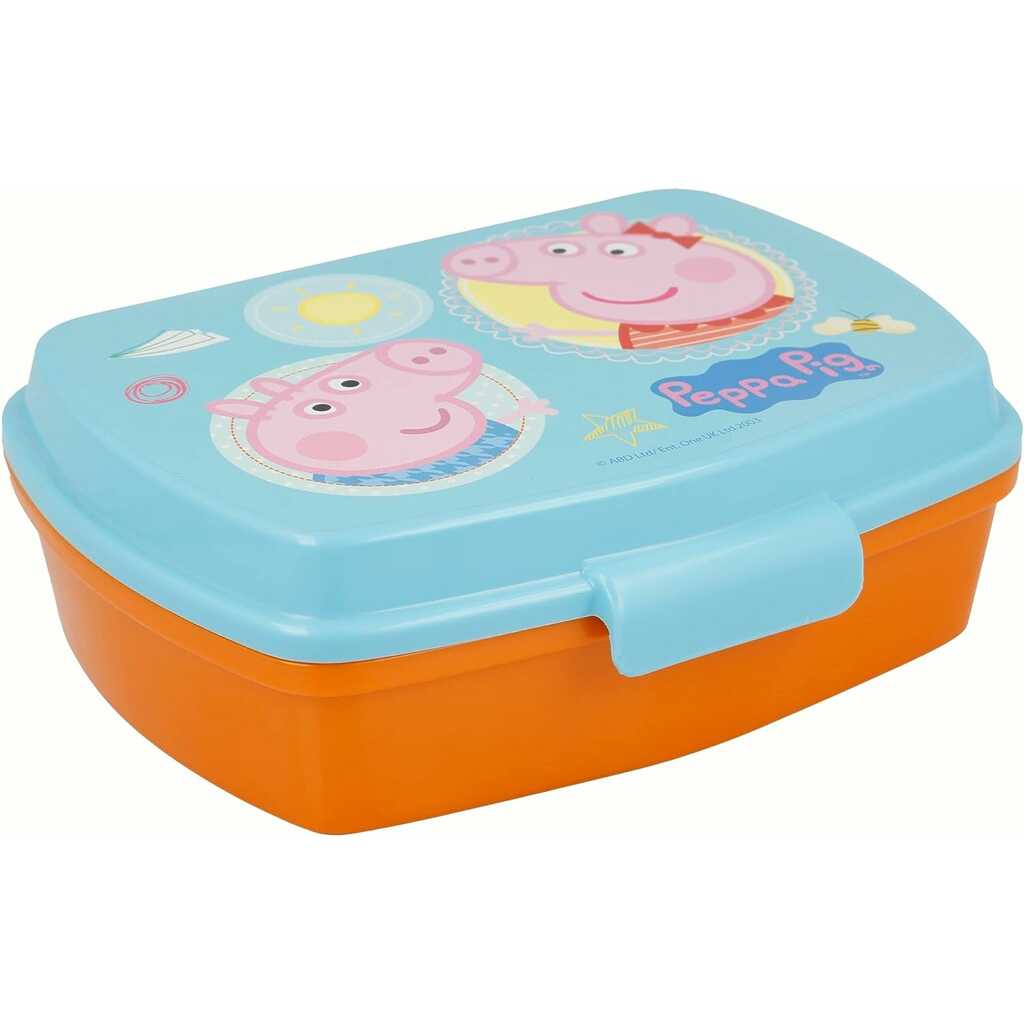 peppa pig sandwichera rectangular