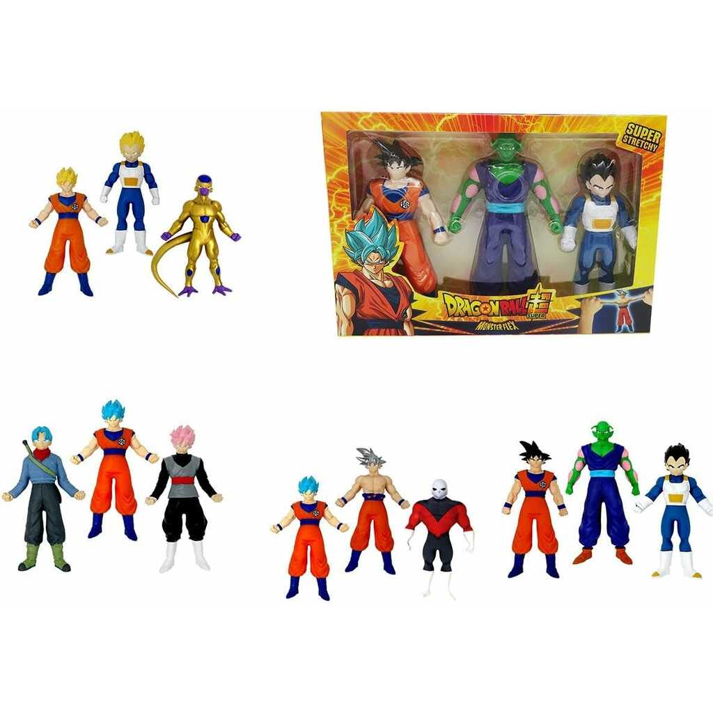 monsterflex dragon ball pack de 3