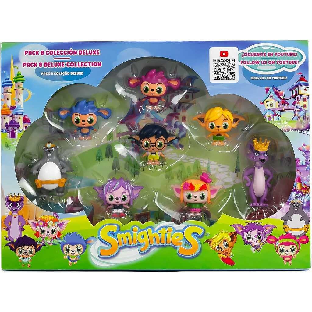 smighties pack 8 colección deluxe