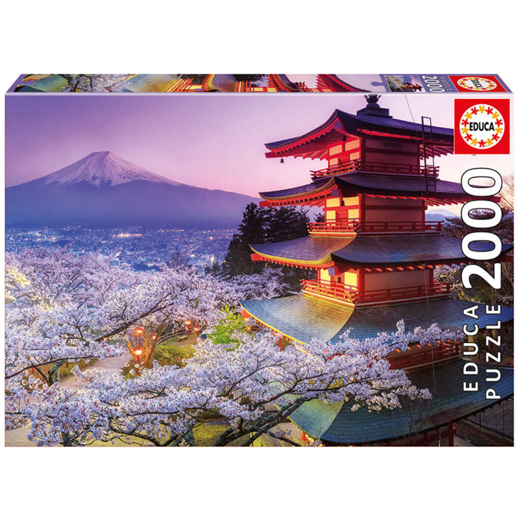 puzzle 2000 monte fuji, japón