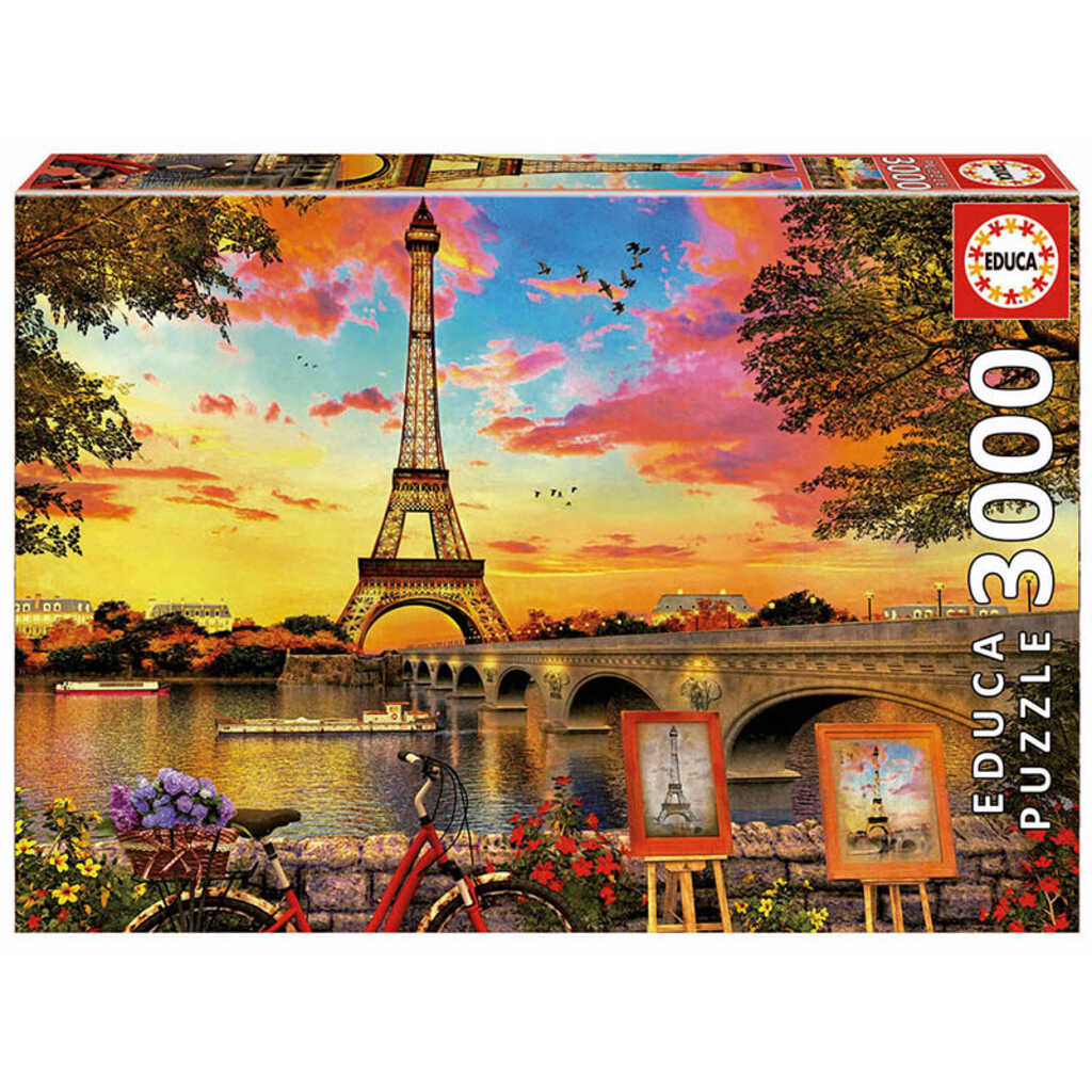puzzle 3000 puesta de sol en paris
