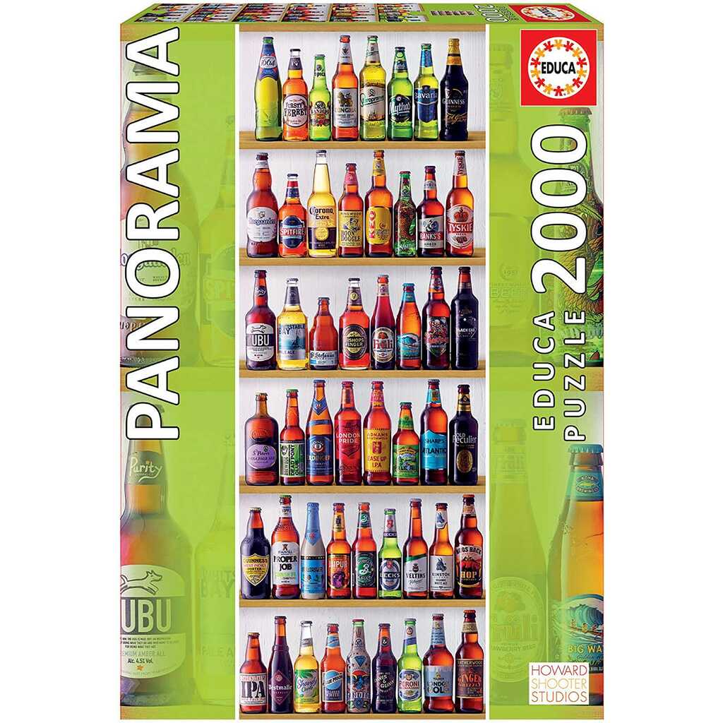 puzzle 2000 cervezas del mundo panorama