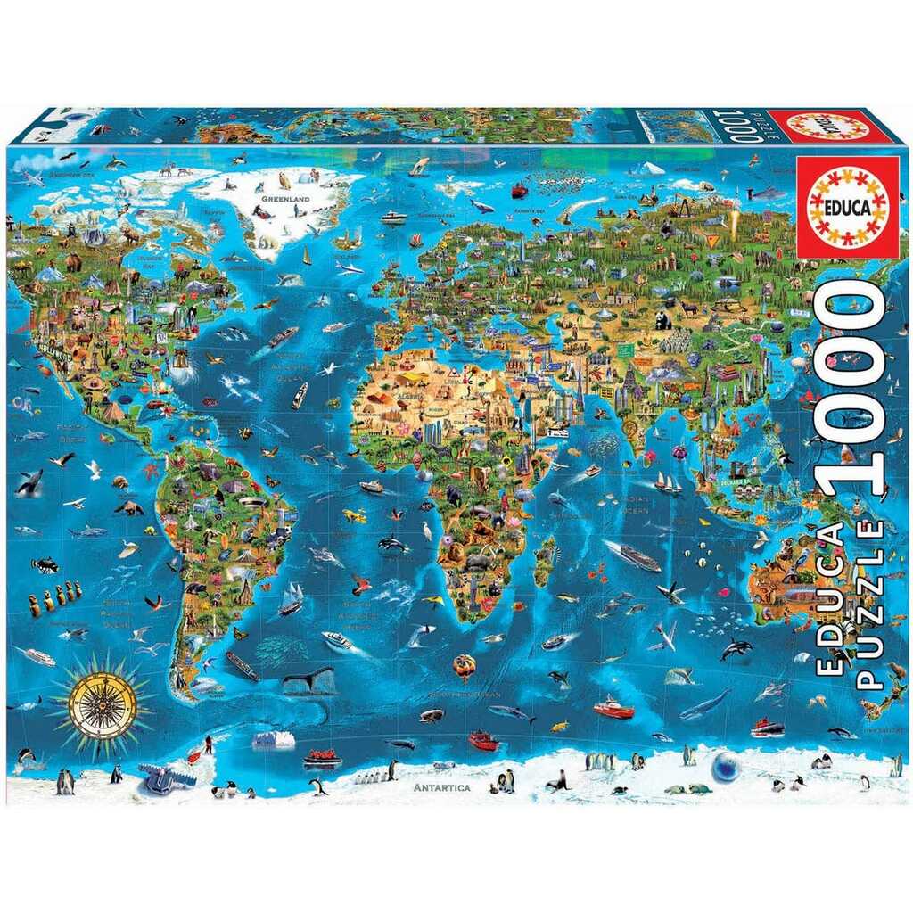 puzzle 1000 maravillas del mundo