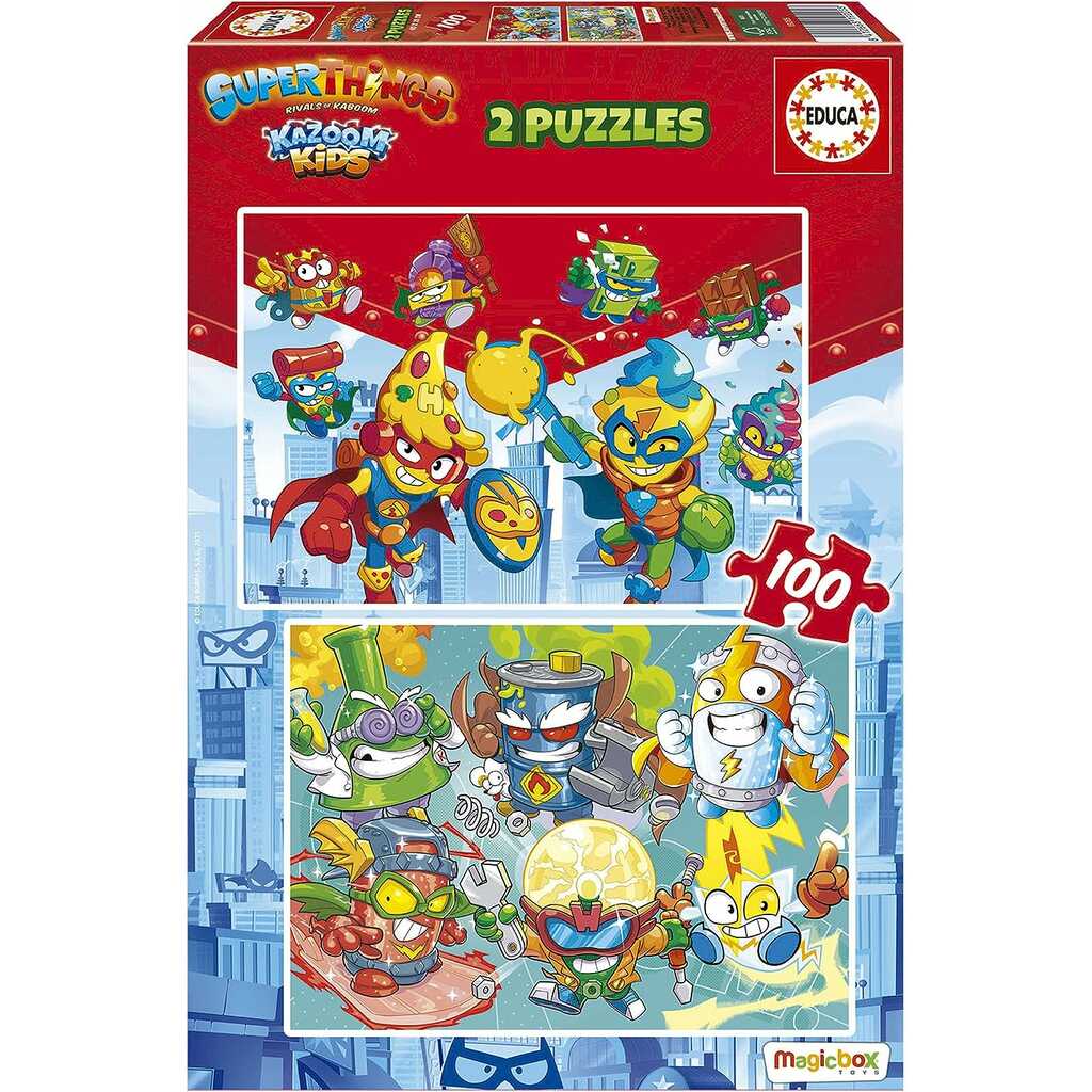 puzzle 2x100 superthings