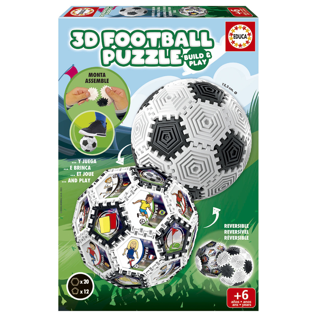 3d puzzle fútbol