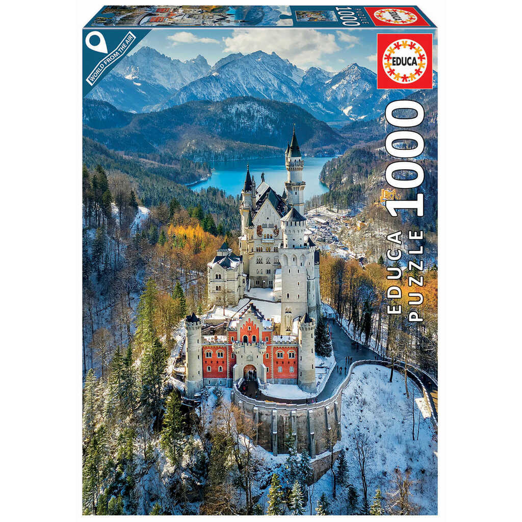 puzzle 1000 castillo de neuschwantein desde aire