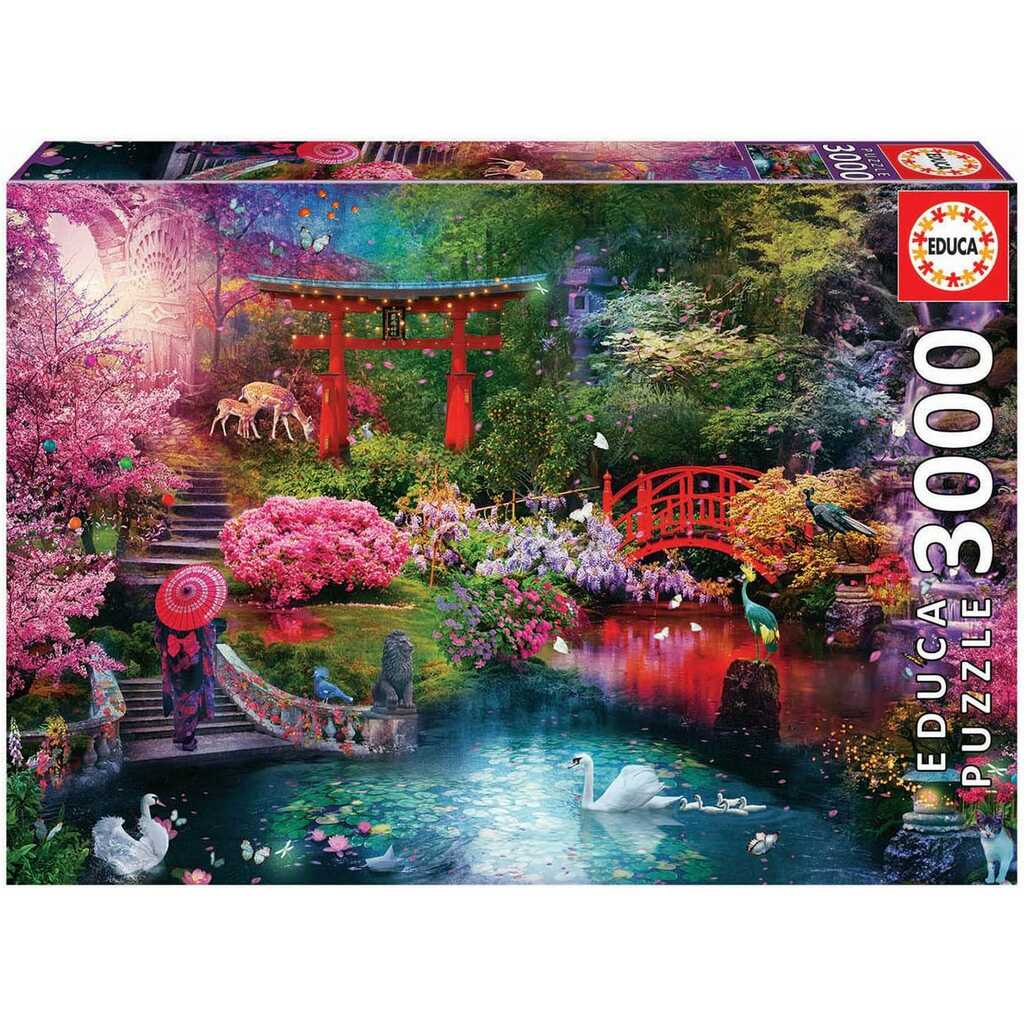 puzle 3000 jardín japonés