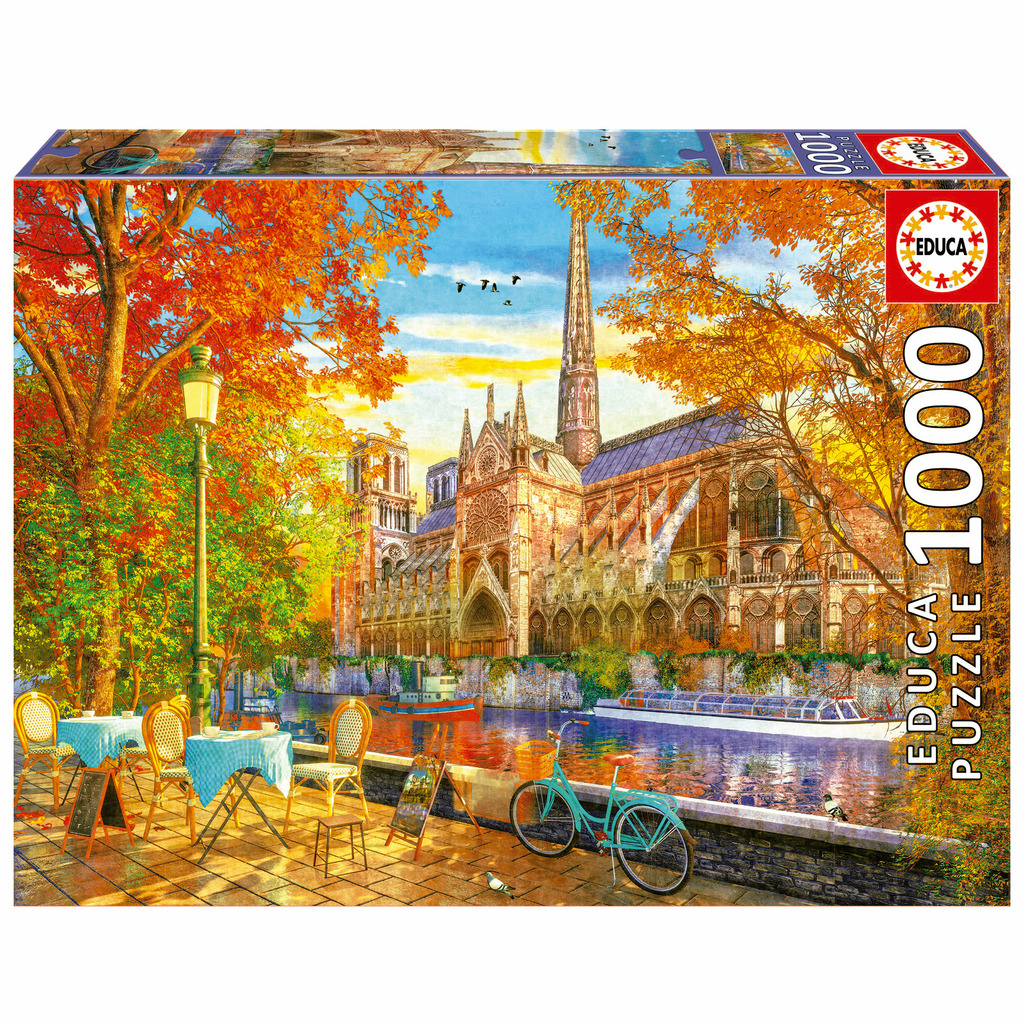 puzzle 1000 otoño en notre dame