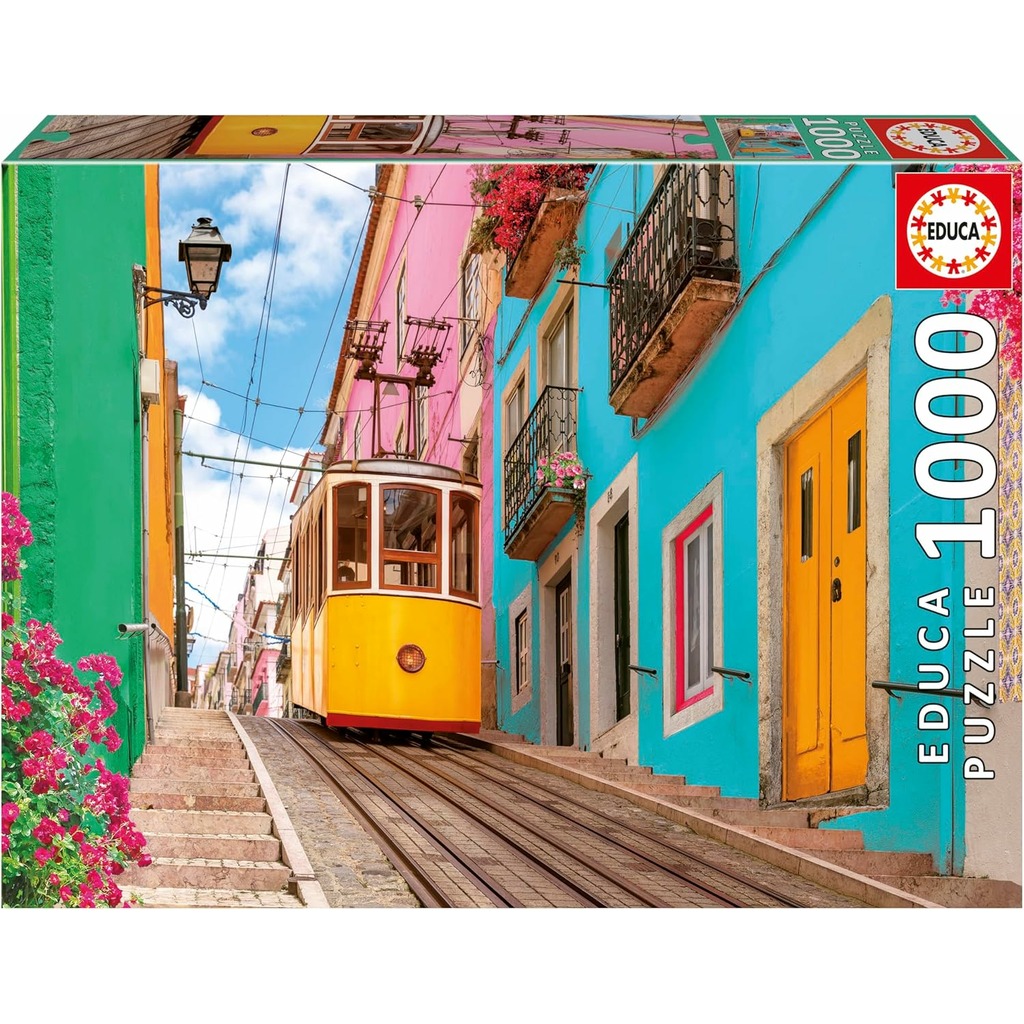puzzle 1000 lisboa colorida