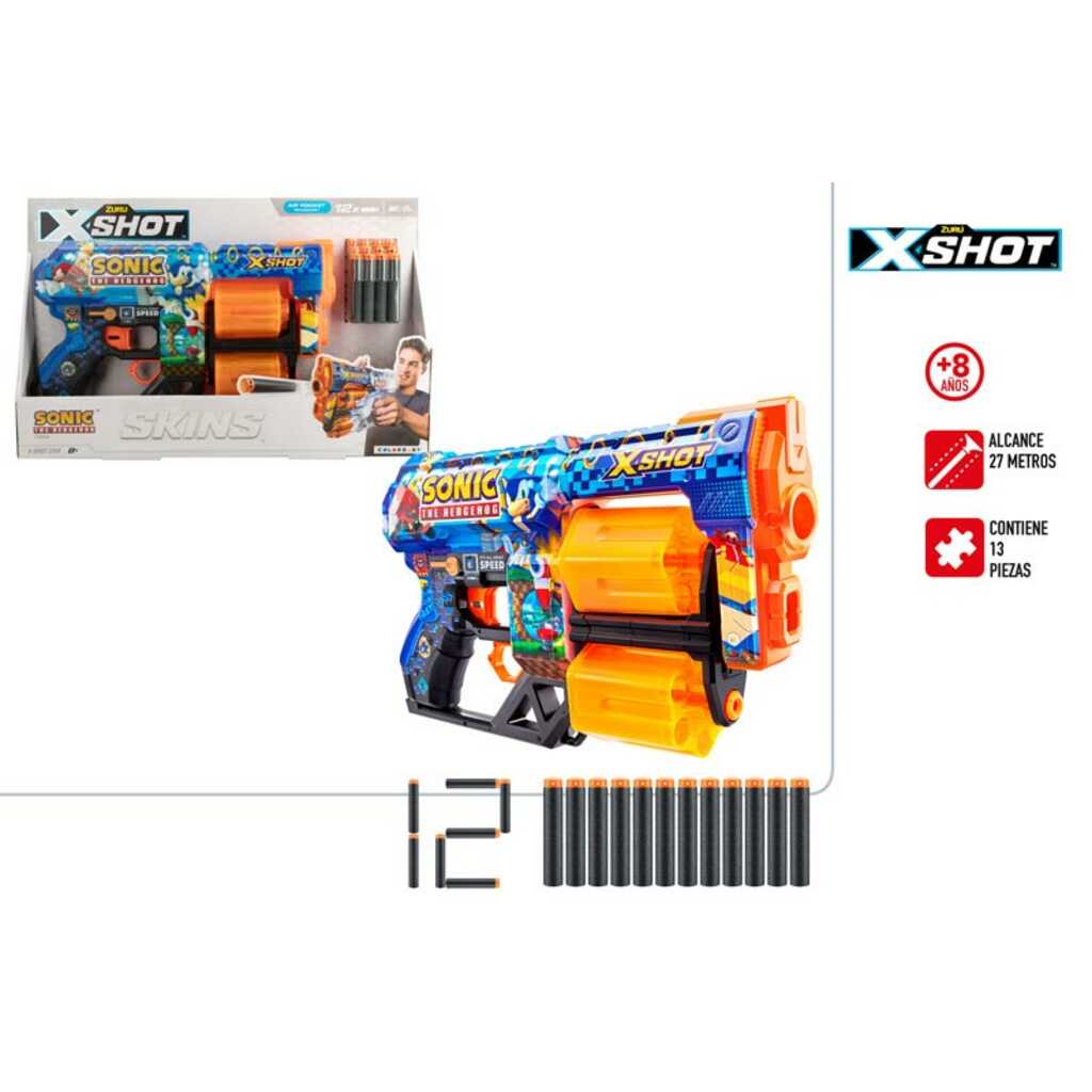 x-shot skins pistola dread sonic