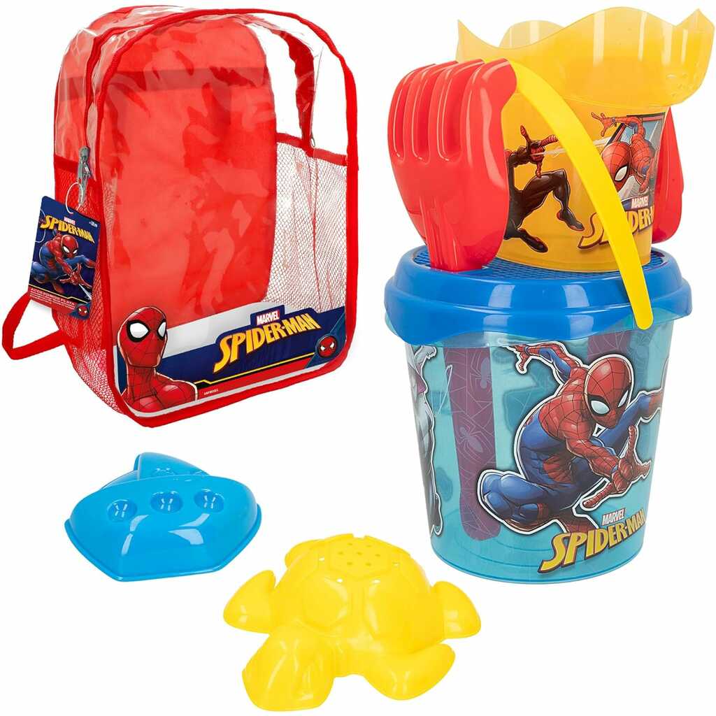 spiderman mochila cubo playa