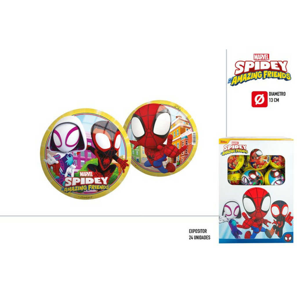 spidey pelota pvc 13cm