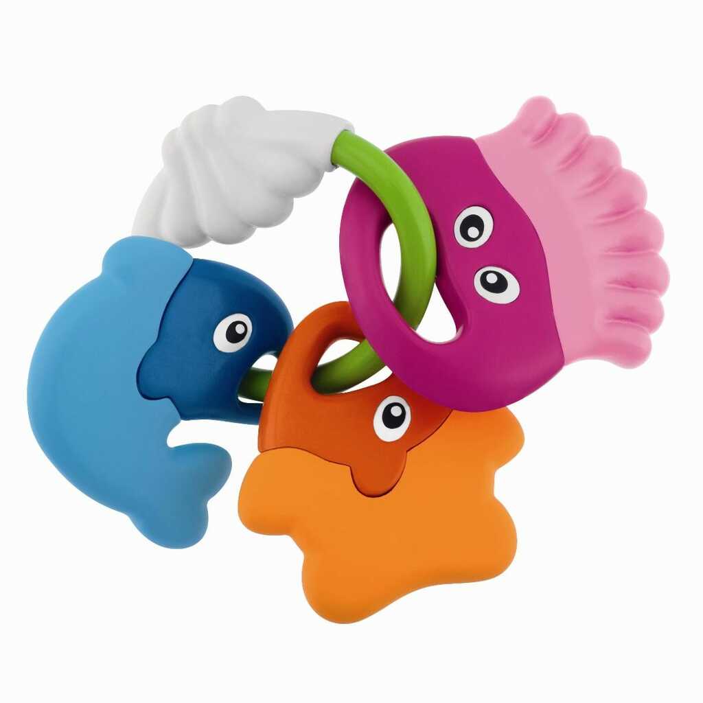 sonajero mordedor peces