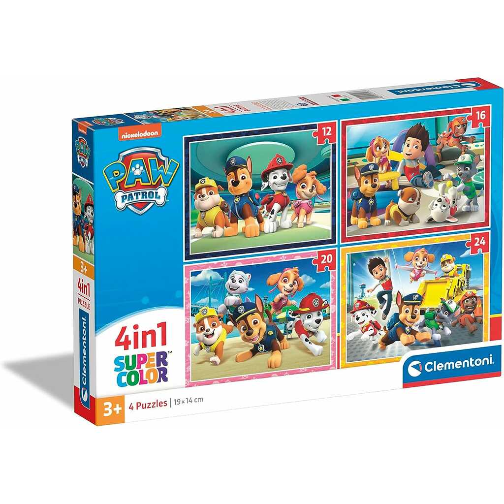 puzzle 4 en 1 paw patrol