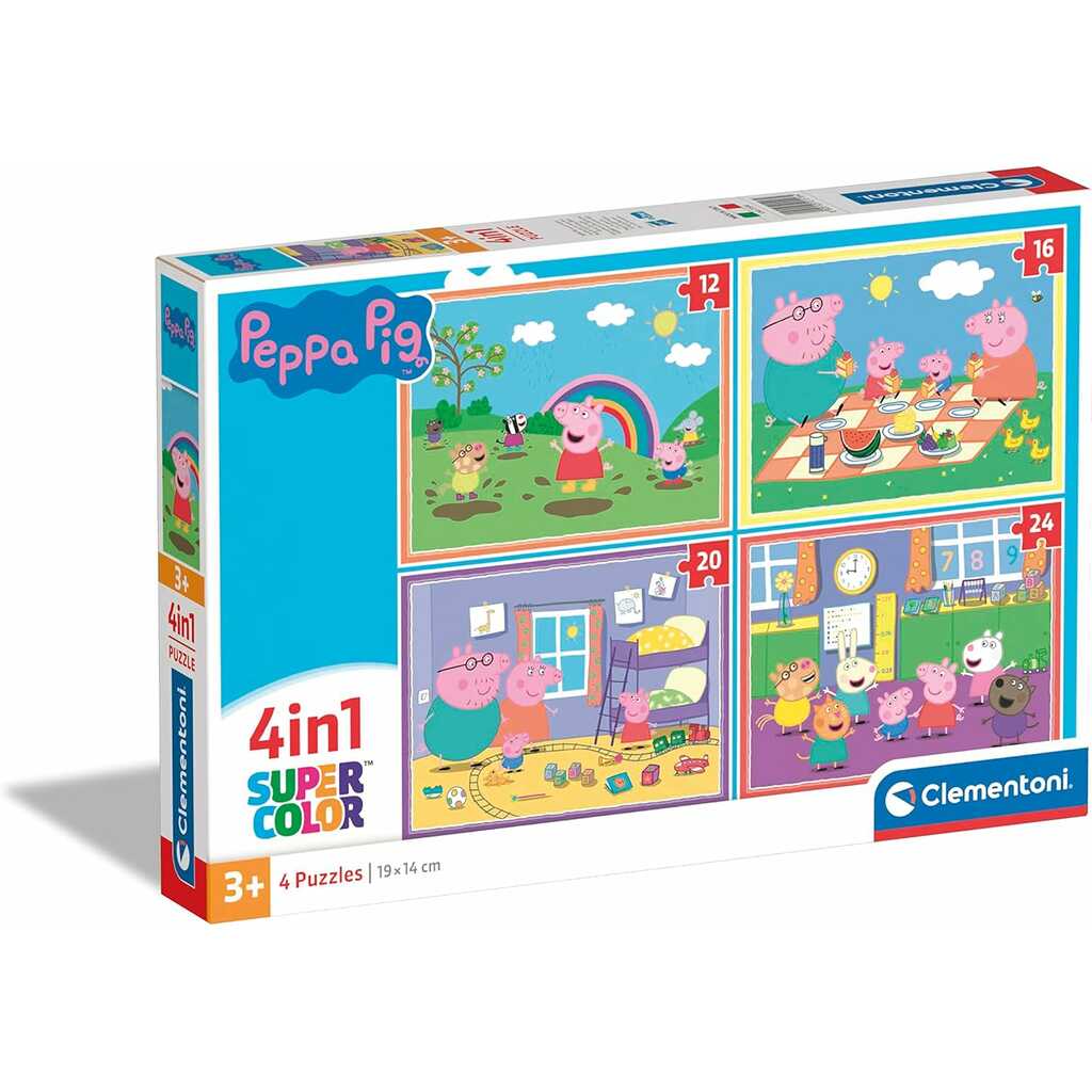 puzzle 4 en 1 peppa pig