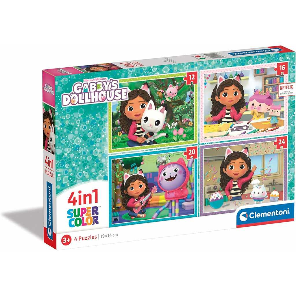 puzzle 4 en 1 gabby