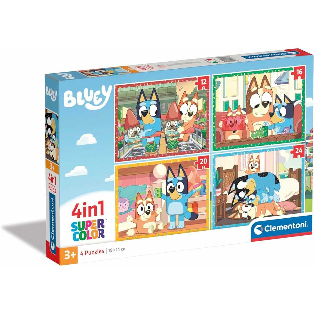 puzzle 4 en 1 bluey