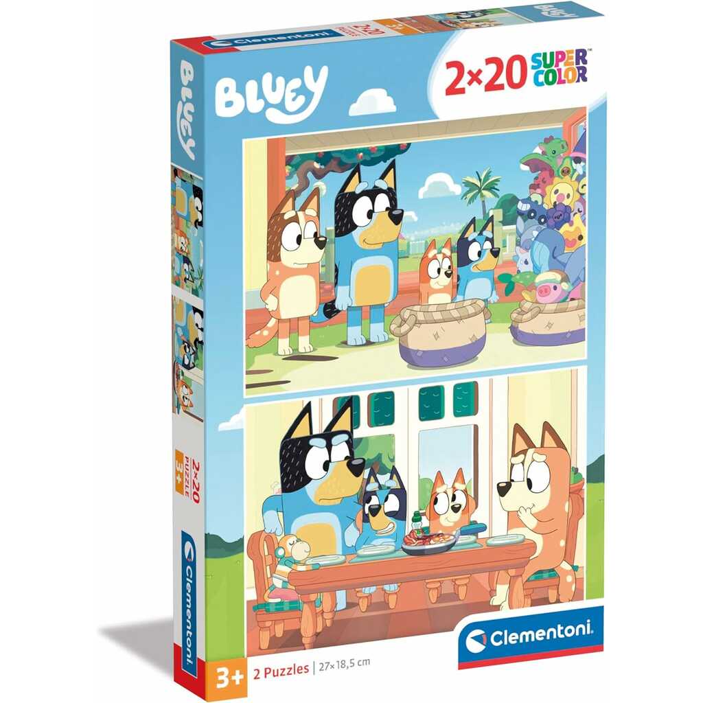 puzzle 2x20 bluey