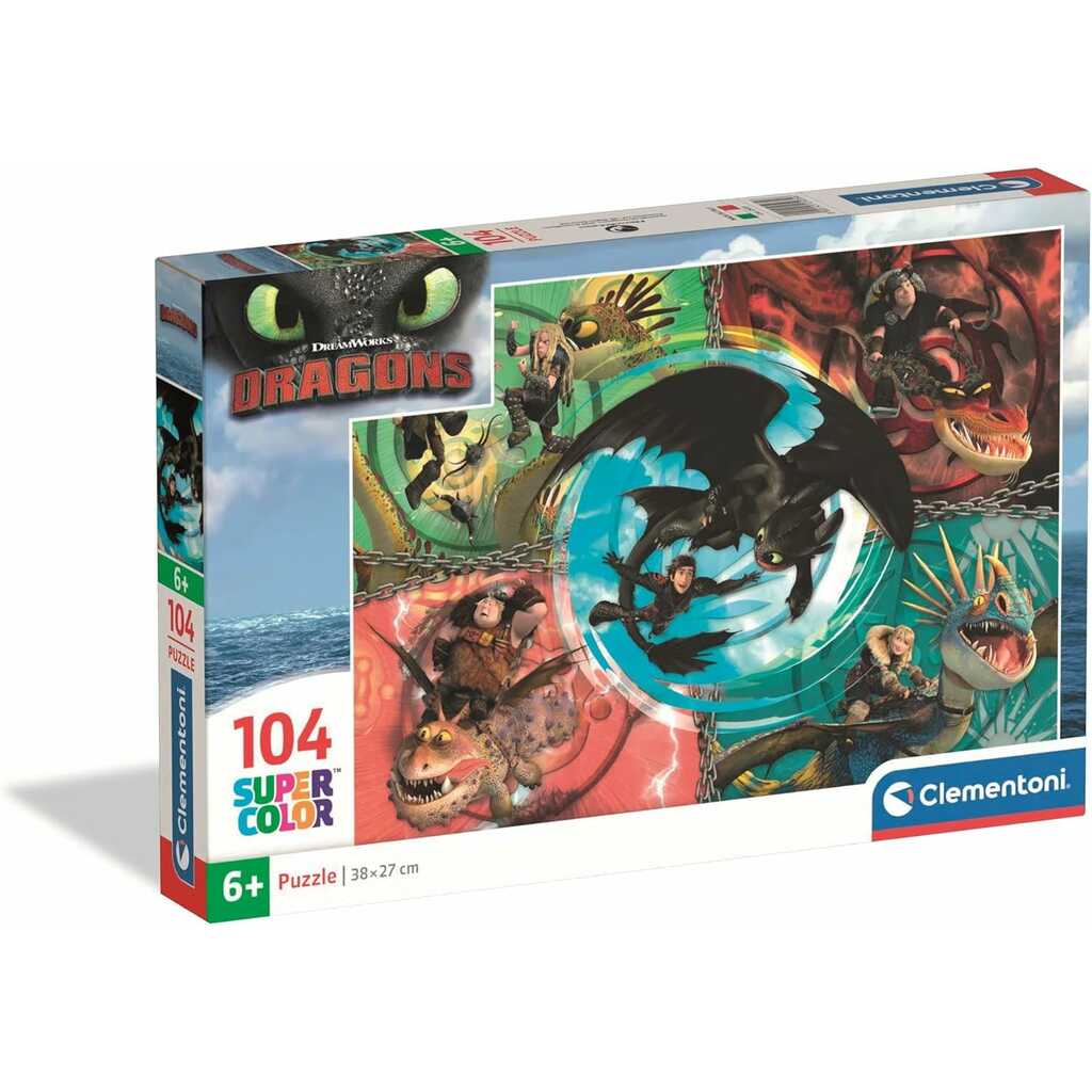 puzzle 104 cómo entrenar a tu dragón