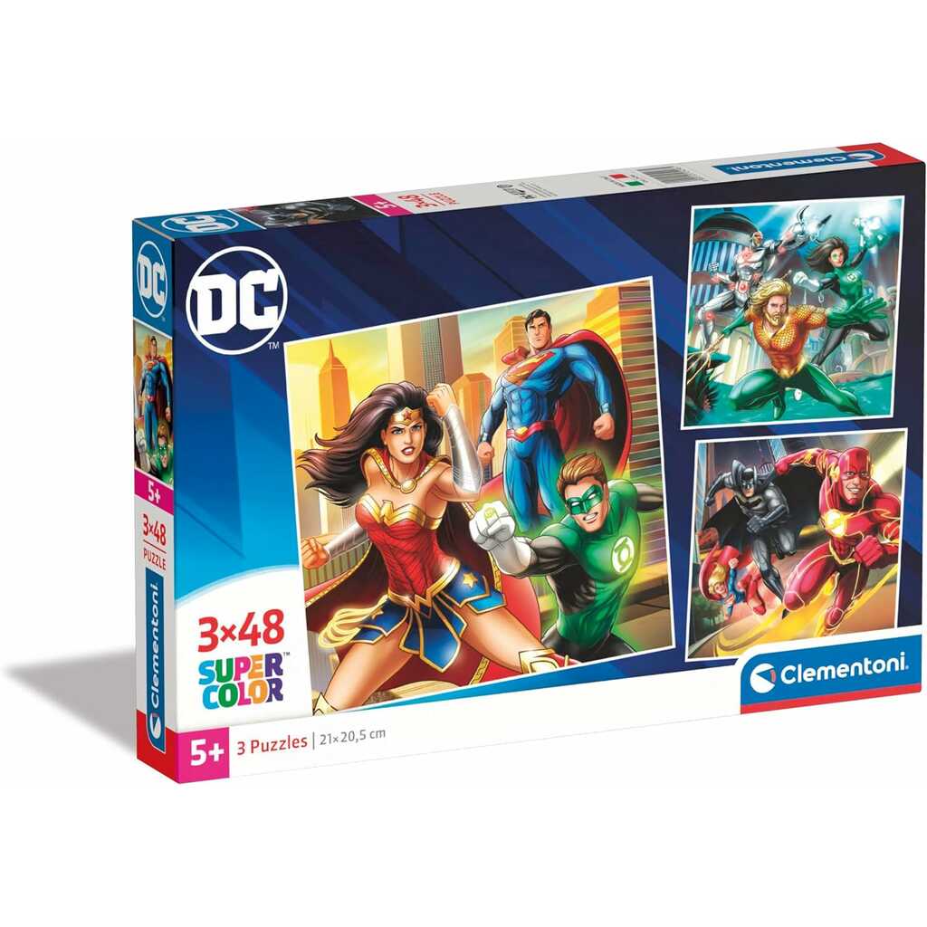 puzzle 3x48 dc comics justice league