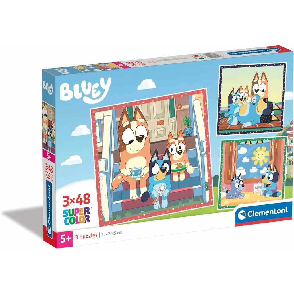 puzzle 3x48 bluey