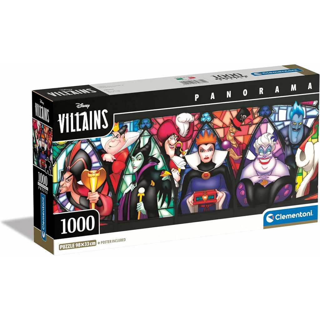 puzzle 1000 disney villanos - panorama