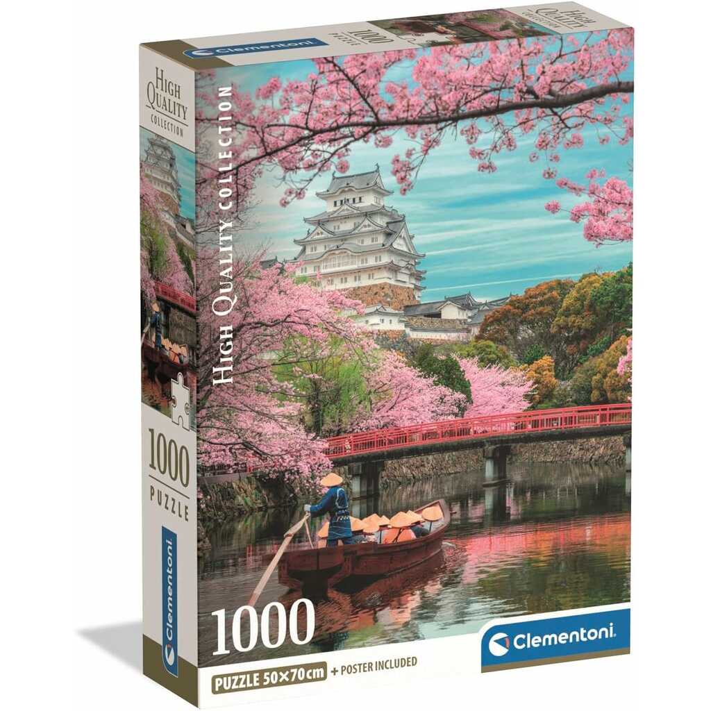 puzzle 1000 castillo de himeji en primavera