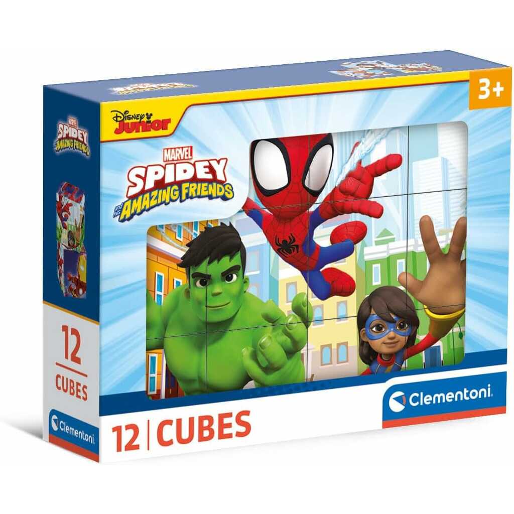 rompecabezas 12 cubos spidey