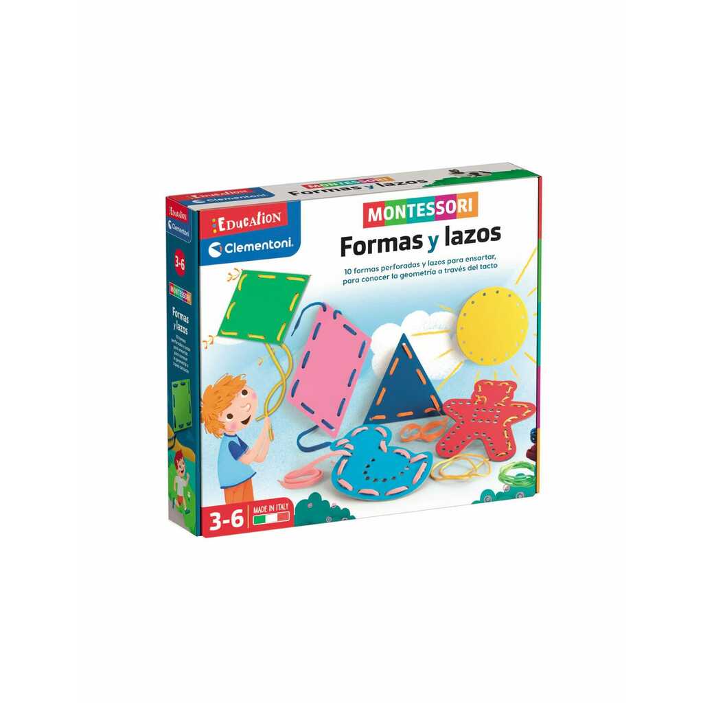 montessori - formas y lazos