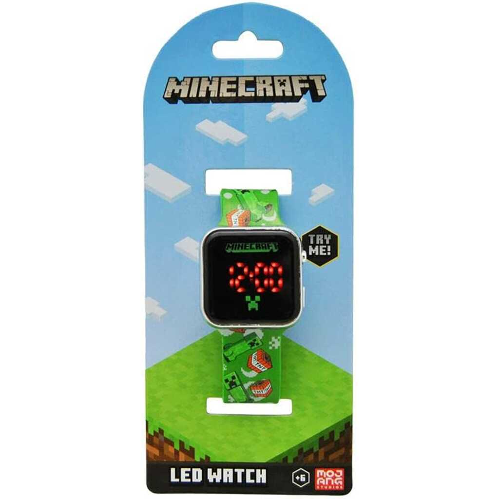 minecraft reloj led