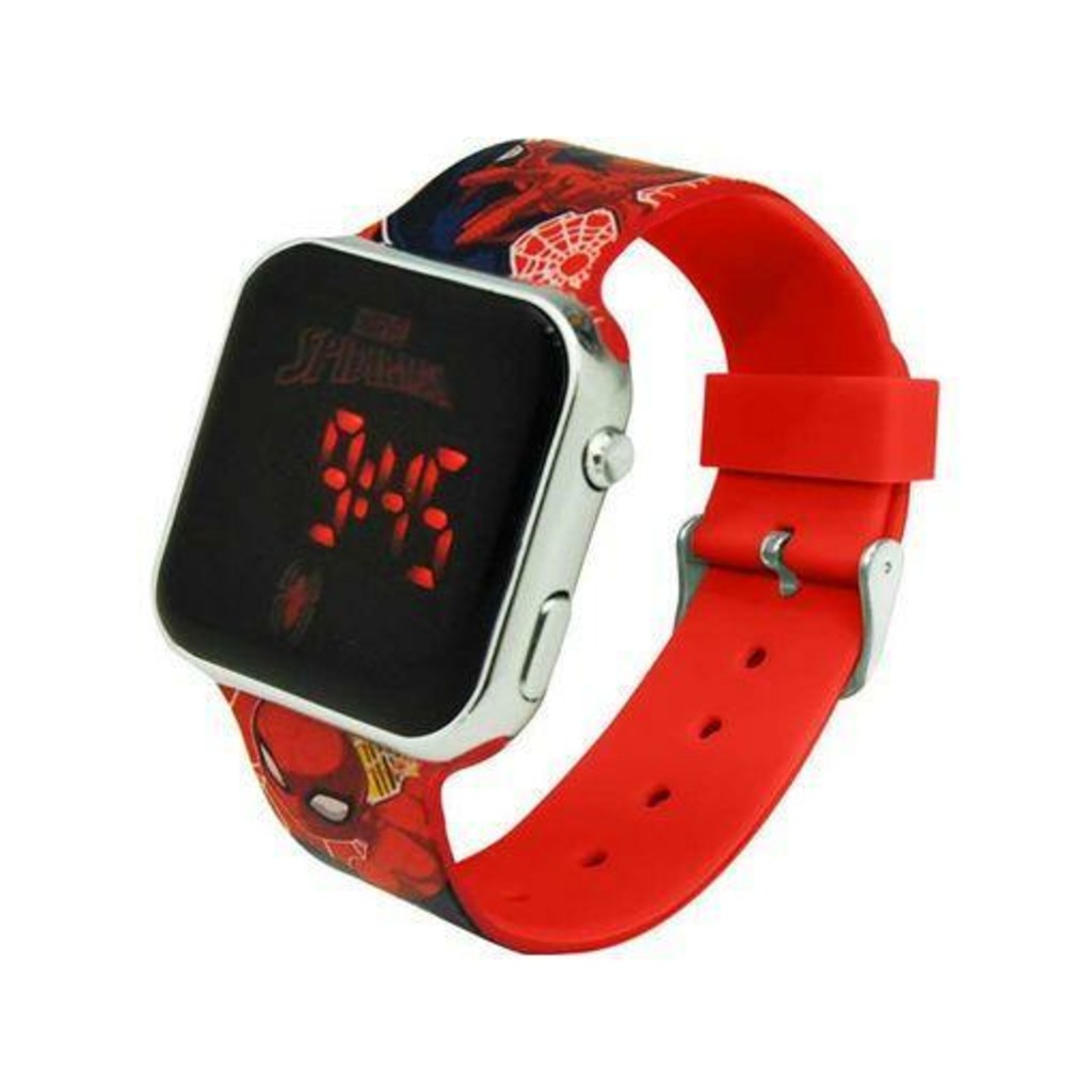 reloj led spiderman
