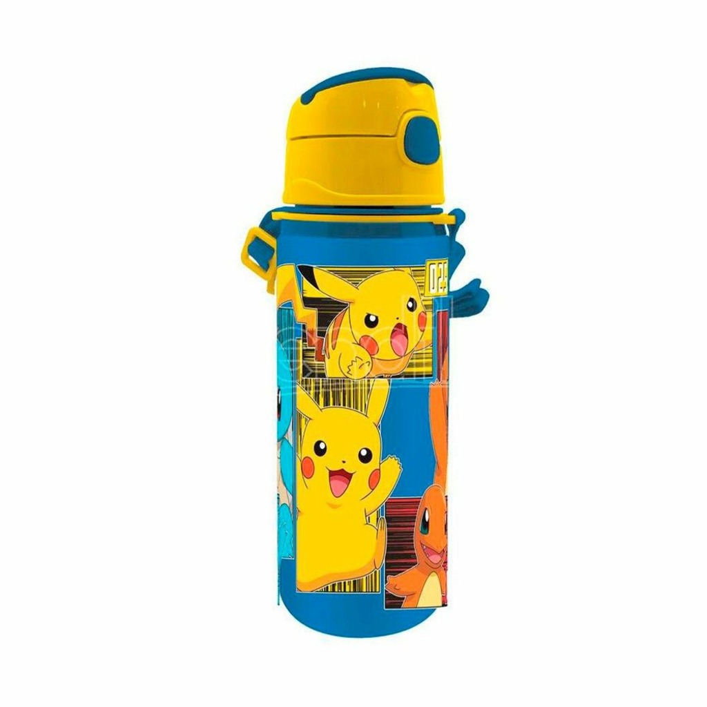 pokémon cantimplora aluminio con asa 600ml