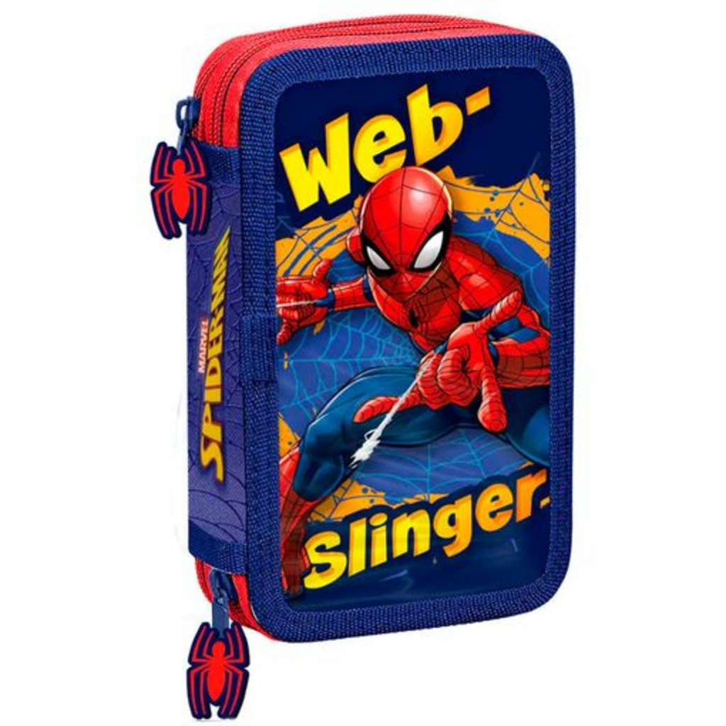spiderman plumier 2 cremalleras