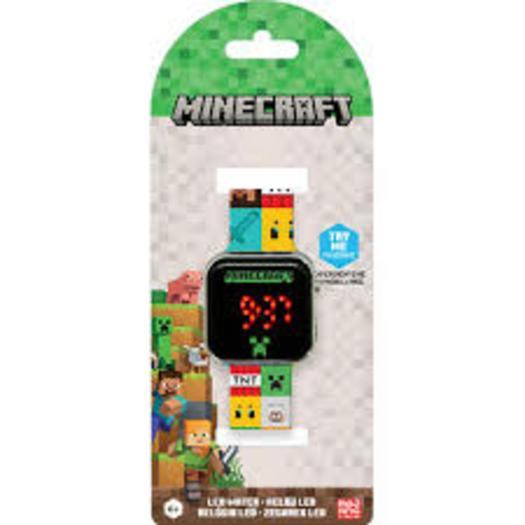 minecraft reloj led