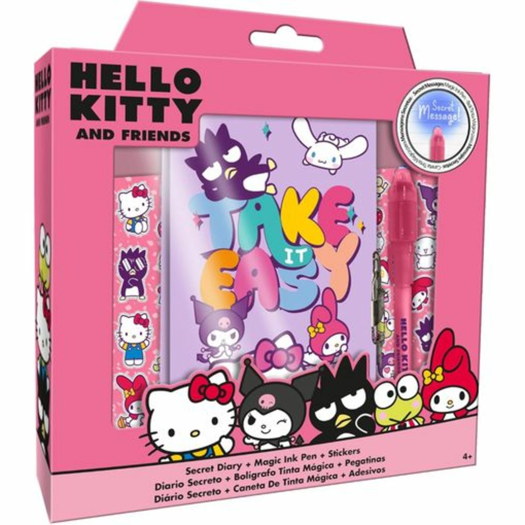 hello kitty diario con bolígrafo mágico