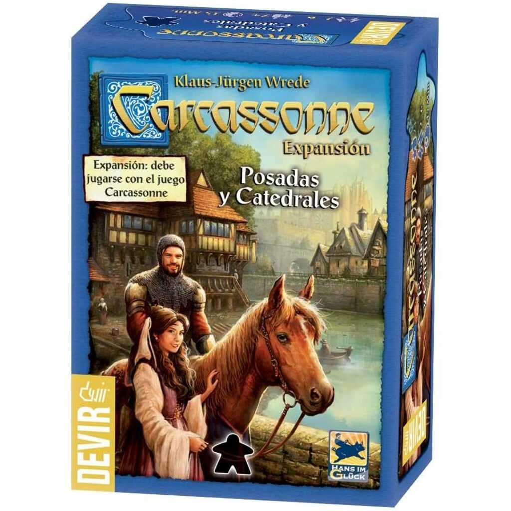 carcassonne posadas y catedrales - expansión