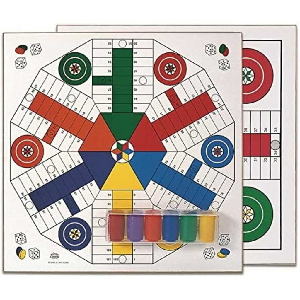 parchís 4 y 6 jugadores 40x40 con accesorios