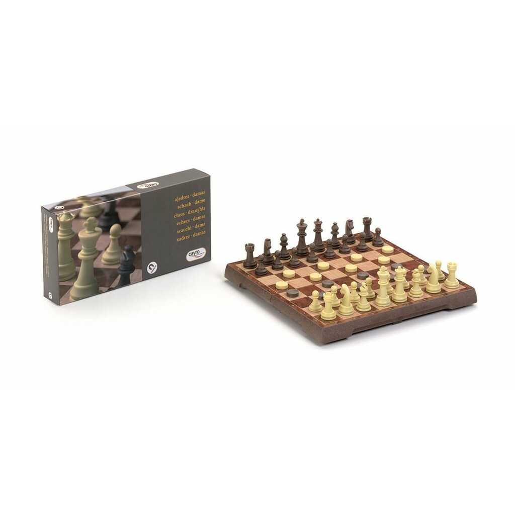 ajedrez-damas magnético de luxe