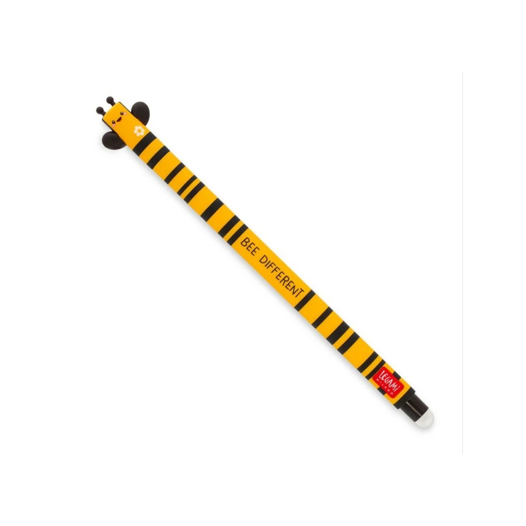 boli de gel borrable bee 0,7mm - tinta negra