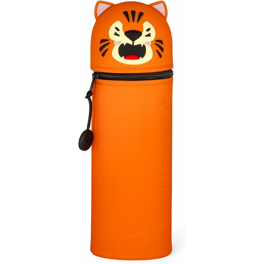 portatodo de silicona 2 en 1 tiger kawaii