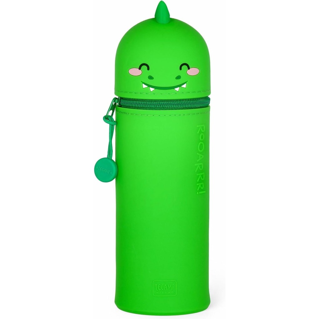 portatodo de silicona 2 en 1 dino kawaii