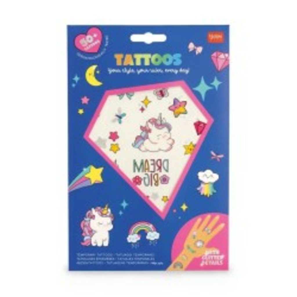 tatuajes temporales unicorn