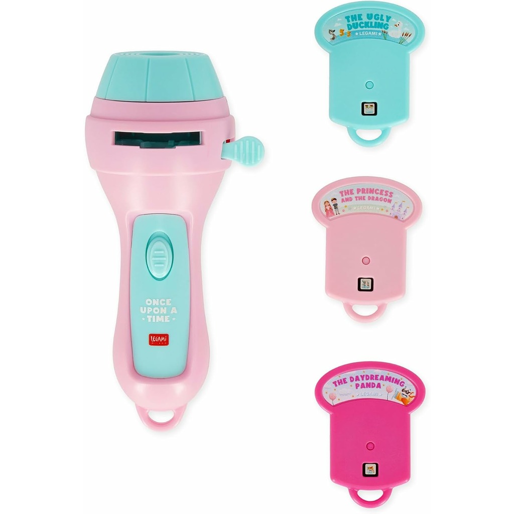 linterna proyector de cuentos rosa